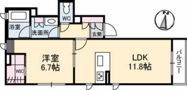 セレーナ・Nの間取り画像