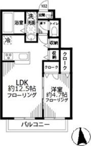 リラ代沢の間取り画像