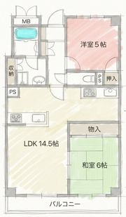 千里ピュア―ライフの間取り画像