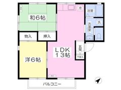 ラフォーレ棟高の間取り画像