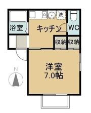 黒住コーポの間取り画像