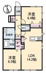 エクラージュBの間取り画像