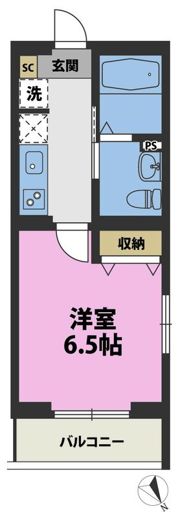ベルヴィの間取り画像