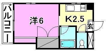 エステート東野の間取り画像