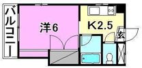 エステート東野の間取り画像