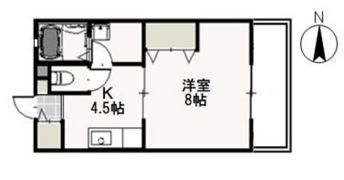 ウヴリールの間取り画像
