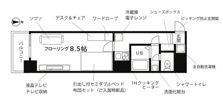 プチグランデ八丁堀の間取り画像