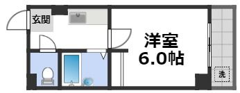 エクラ難波南の間取り画像