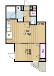パークキューブ大森山王の間取り画像