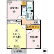 プレイス吉備路の間取り画像
