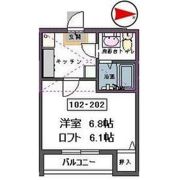 スマイス愛宕橋の間取り画像