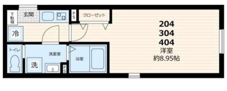 GATE Residence Mitakaの間取り画像