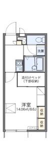 レオパレスプレジャータウンⅡの間取り画像