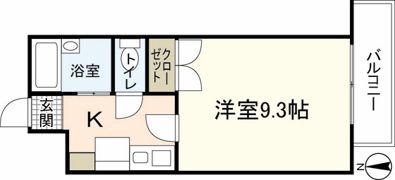 メゾン十日市の間取り画像