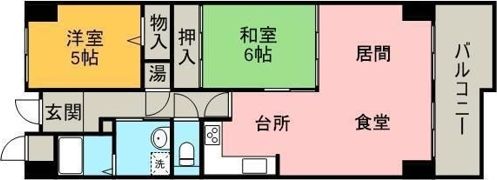 サーパス中須賀の間取り画像