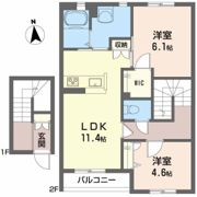 ヴィラーチェ中村の間取り画像