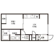 コートハウス錦町の間取り画像