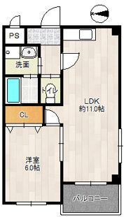レクシア上新庄の間取り画像