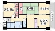 エスペラール神戸の間取り画像