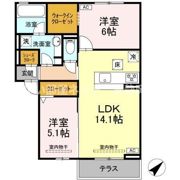 恵比寿の森の間取り画像