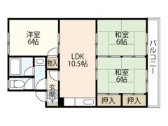 コーポ木村の間取り画像