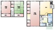 嘉麻市岩崎戸建の間取り画像