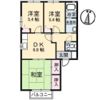 まさもとハイツ B棟の間取り画像