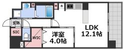 ハイラインⅢの間取り画像