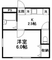 ソレアードK(ソレアードケー)の間取り画像