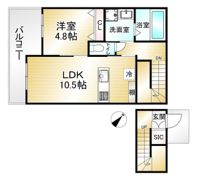 INOテラスの間取り画像