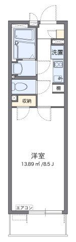 クレイノメゾン東橋本の間取り画像