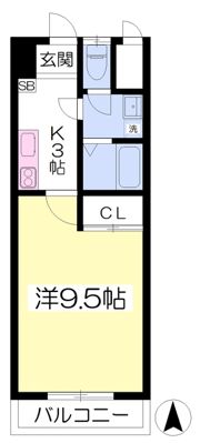 ハーモニーコートの間取り画像