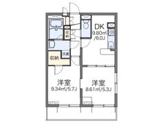 レオパレスMEGU2010の間取り画像