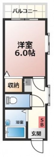 クレスト古市橋の間取り画像