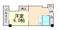 大石コーポの間取り画像