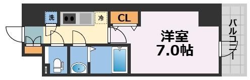 ファーストステージ梅田WESTの間取り画像
