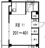 ロータリーマンション中町の間取り画像