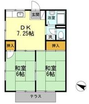 プレジール長嶺の間取り画像
