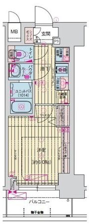 プレリス長田オルヴィアの間取り画像
