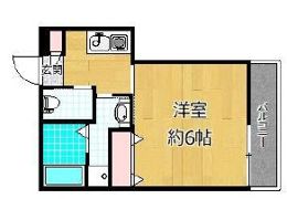 レジデンスサンコーの間取り画像