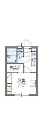 レオパレスヴェルデカーサ二俣川の間取り画像