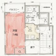 ハイムMHの間取り画像