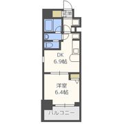 エステムコート心斎橋EASTIIラヴァンツァの間取り画像
