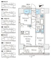 リビオメゾン御茶ノ水EASTの間取り画像