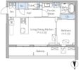 MOCXION PREMIUM四谷大京町の間取り画像