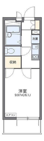レオパレスアステック Ⅱの間取り画像