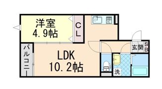 Riemon蛍池の間取り画像