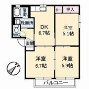 カーレントティエラ C棟の間取り画像