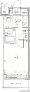 ルーブル中野新橋の間取り画像