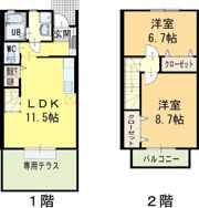 ナトゥラヴィータ参番館の間取り画像